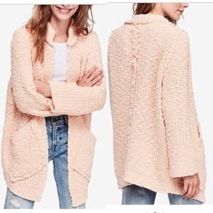 Free People Waterfront Chunky Cardigan Sweater